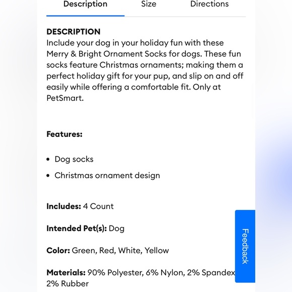 Christmas Tree Holiday Pet Socks - Picture 12 of 12